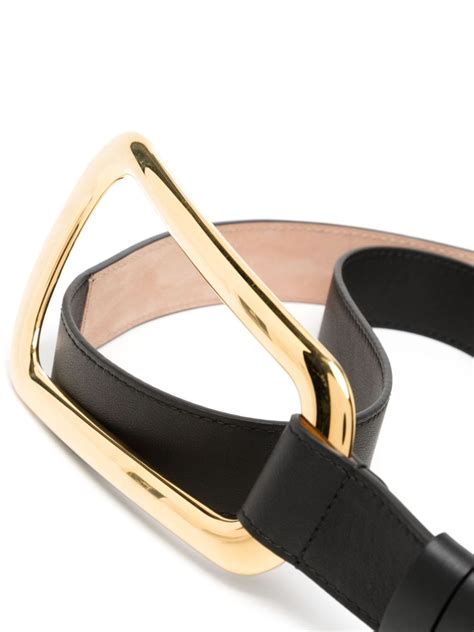 michael michael kors loop|Michael Kors Collection Organic Buckle Loop Leather Belt.